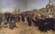 Religious Procession in kursk province, Ilya Repin
